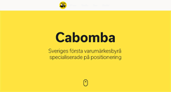 Desktop Screenshot of cabomba.se
